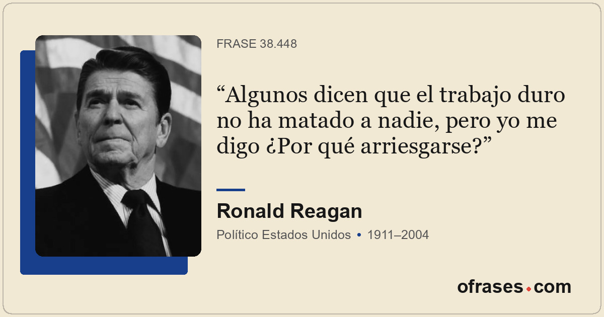 Algunos dicen que el trabajo duro no ha matado a nadie, pero yo me digo ¿Por qué...