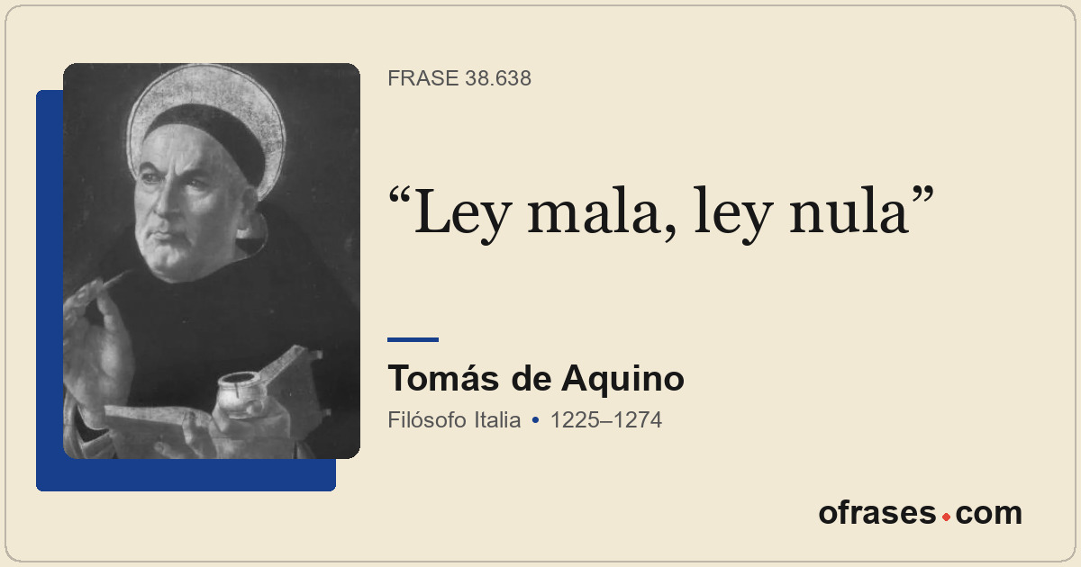 Ley mala, ley nula