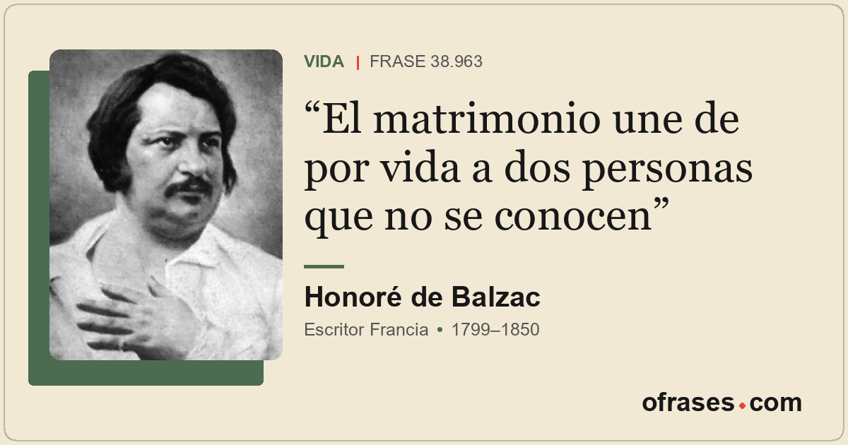 El matrimonio une de por vida a dos personas que no se conocen