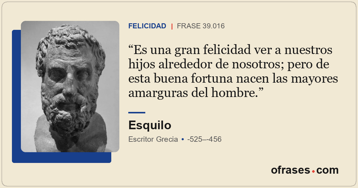Es una gran felicidad ver a nuestros hijos alrededor de nosotros; pero de esta b...
