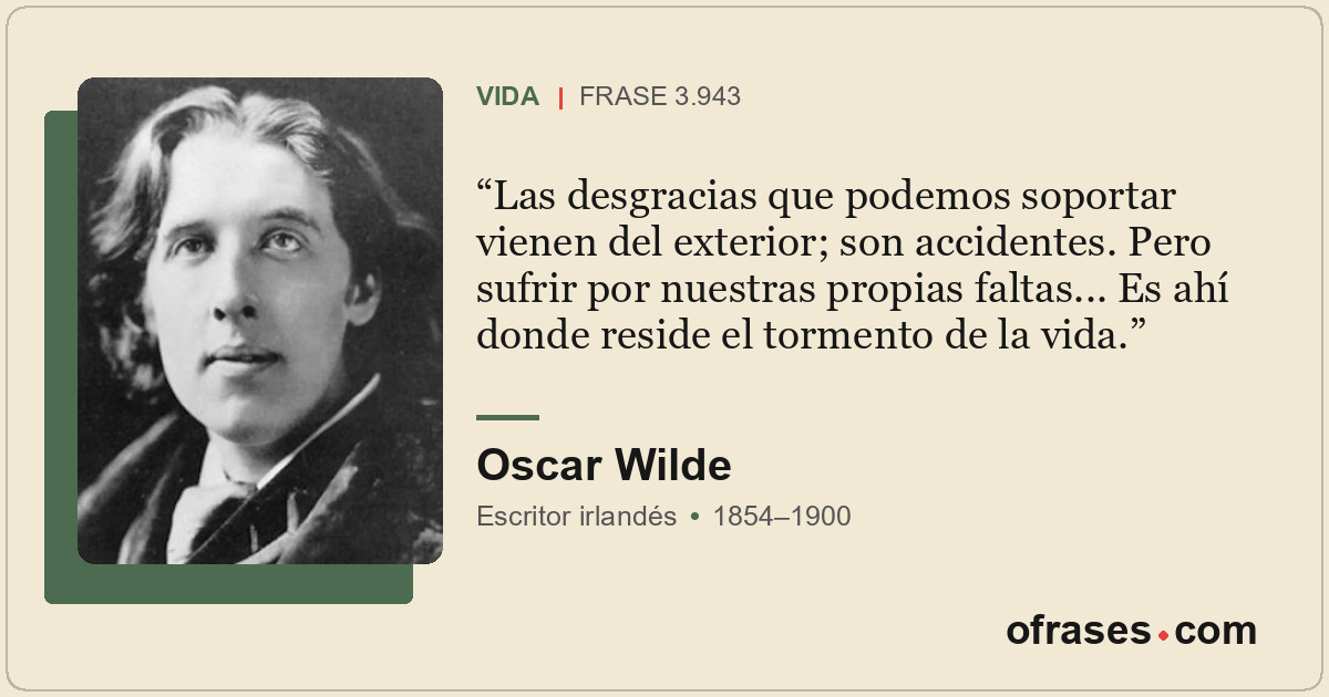 Las desgracias que podemos soportar vienen del exterior; son accidentes. Pero su...