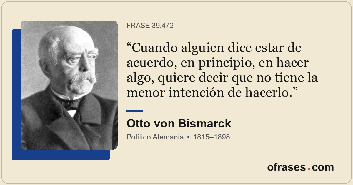 Cuando alguien dice estar de acuerdo, en principio, en hacer algo, quiere decir...