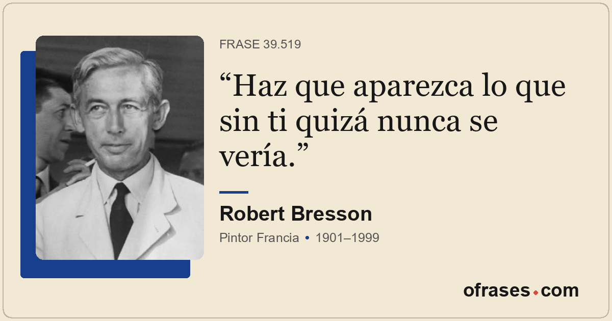 Haz que aparezca lo que sin ti quizá nunca se vería.