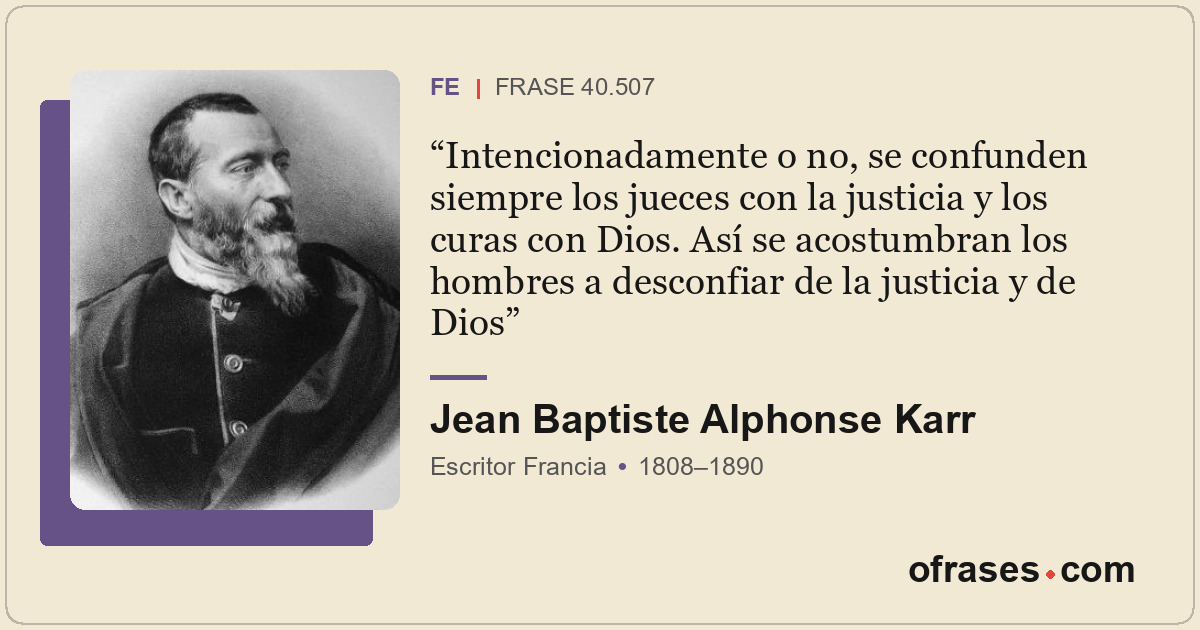 Intencionadamente o no, se confunden siempre los jueces con la justicia y los cu...