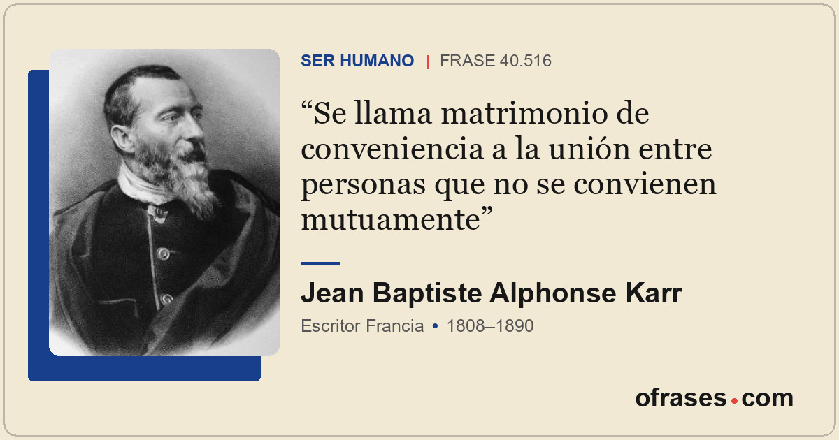 Se llama matrimonio de conveniencia a la unión entre personas que no se conviene...