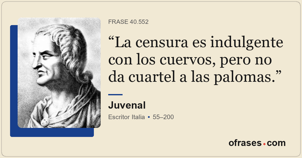 La censura es indulgente con los cuervos, pero no da cuartel a las palomas.