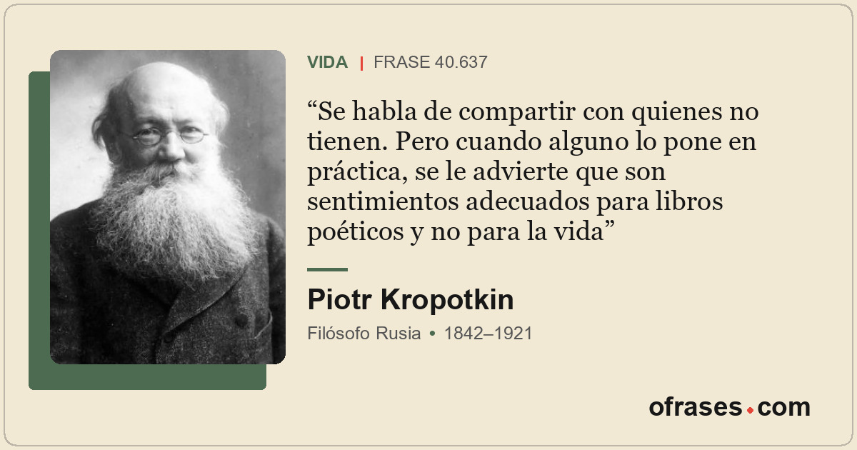 Se habla de compartir con quienes no tienen. Pero cuando alguno lo pone en práct...