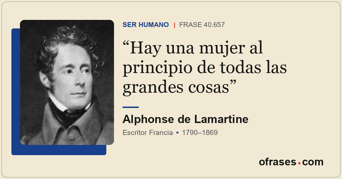 Hay una mujer al principio de todas las grandes cosas