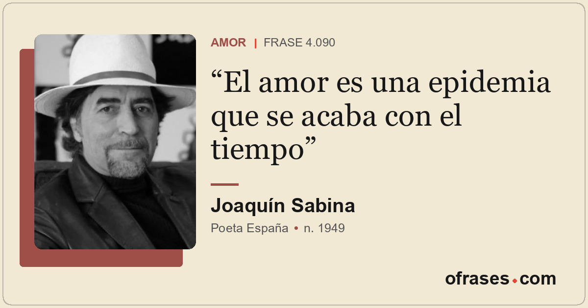 El amor es una epidemia que se acaba con el tiempo