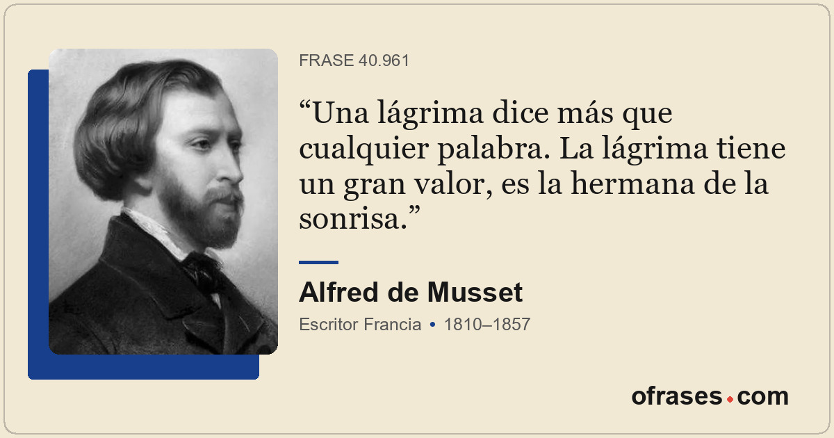 Una lágrima dice más que cualquier palabra. La lágrima tiene un gran valor, es l...