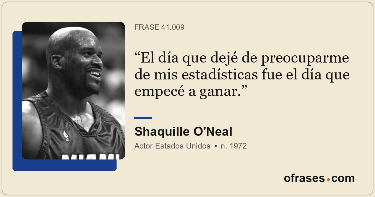 El día que dejé de preocuparme de mis estadísticas fue el día que empecé a ganar...