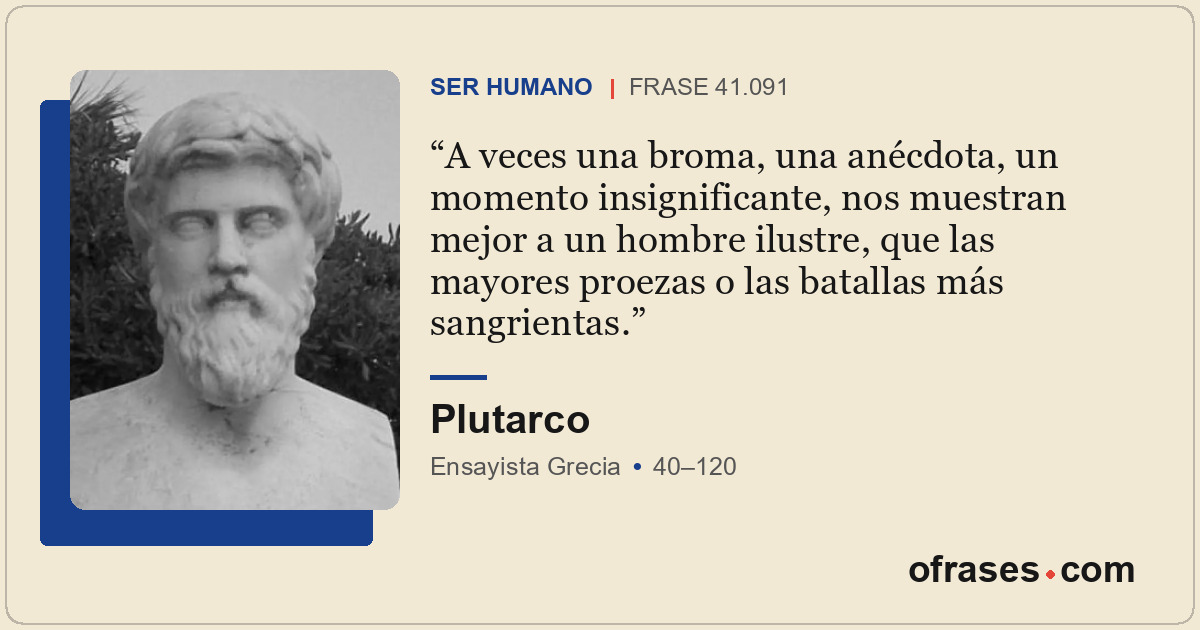 A veces una broma, una anécdota, un momento insignificante, nos muestran mejor a...