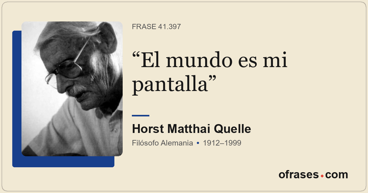 El mundo es mi pantalla