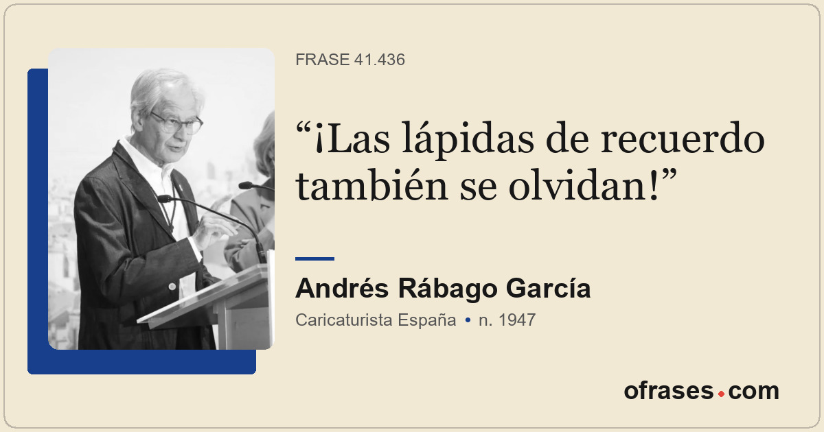 ¡Las lápidas de recuerdo también se olvidan!