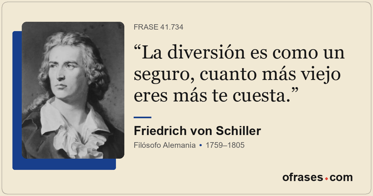 La diversión es como un seguro, cuanto más viejo eres más te cuesta.