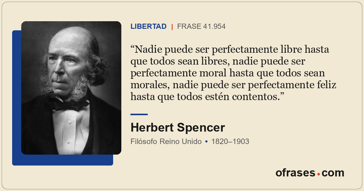 Nadie puede ser perfectamente libre hasta que todos sean libres, nadie puede ser...