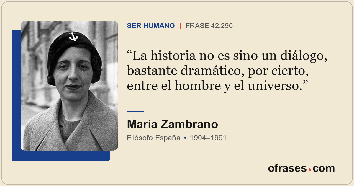 La historia no es sino un diálogo, bastante dramático, por cierto, entre el homb...