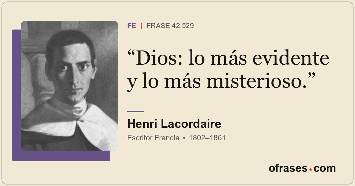 Dios: lo más evidente y lo más misterioso.