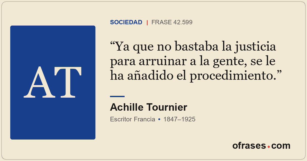 Ya que no bastaba la justicia para arruinar a la gente, se le ha añadido el proc...