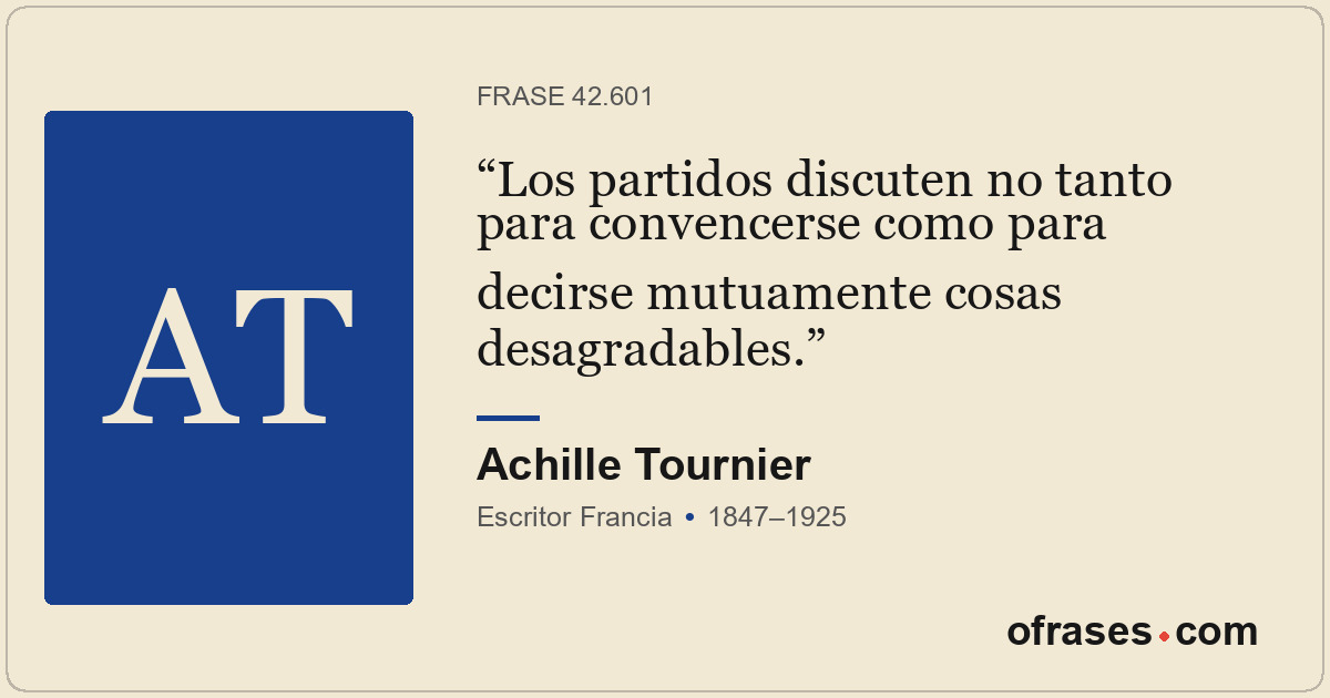 Los partidos discuten no tanto para convencerse como para decirse mutuamente cos...