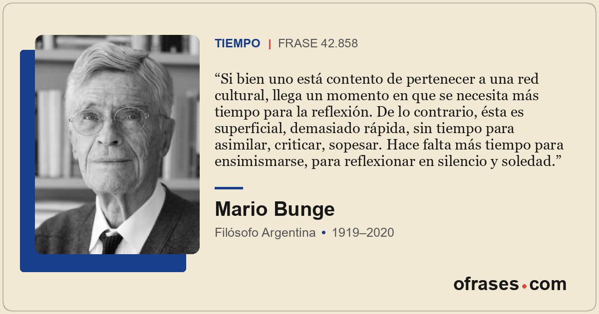Si bien uno está contento de pertenecer a una red cultural, llega un momento en...