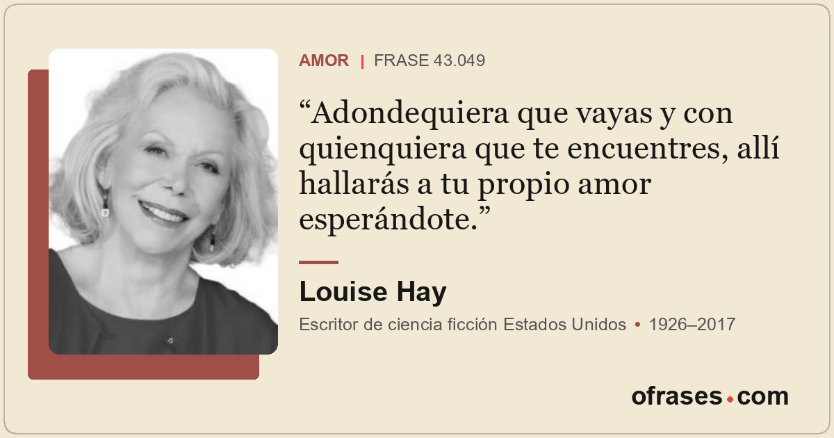Adondequiera que vayas y con quienquiera que te encuentres, allí hallarás a tu p...