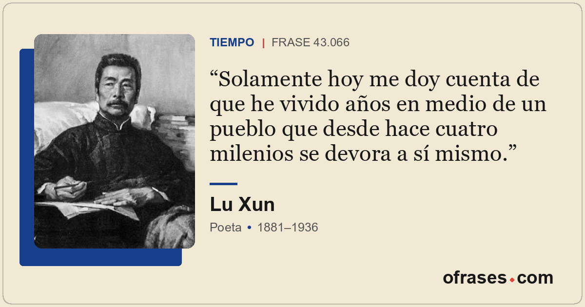 Solamente hoy me doy cuenta de que he vivido años en medio de un pueblo que desd...