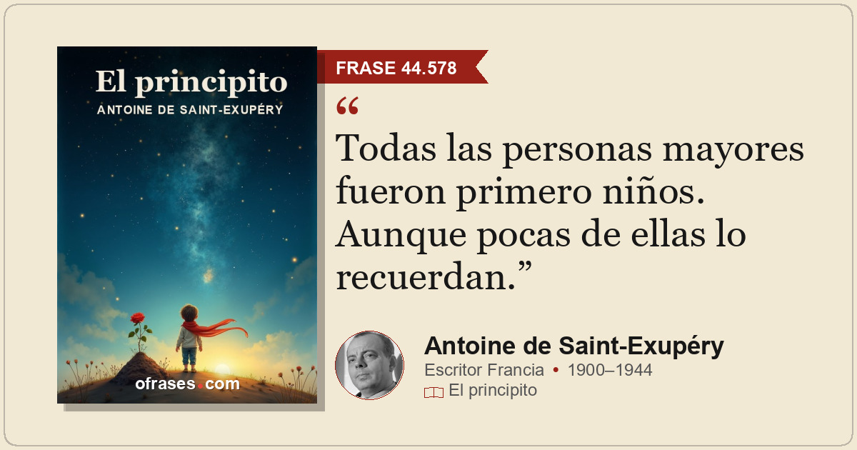 Todas las personas mayores fueron primero niños. Aunque pocas de ellas lo recuer...