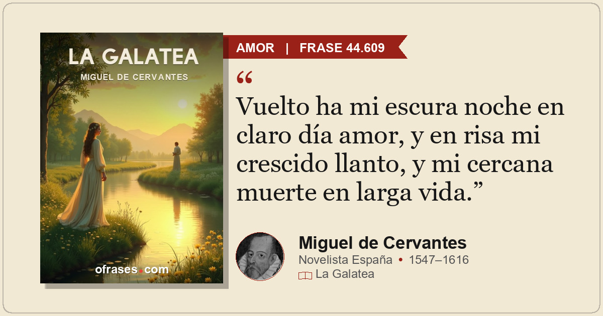 Vuelto ha mi escura noche en claro día amor, y en risa mi crescido llanto, y mi...