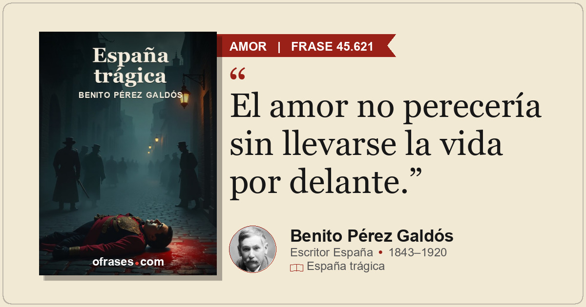 El amor no perecería sin llevarse la vida por delante.