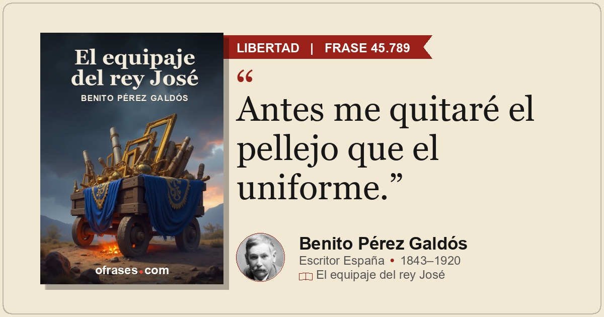 Antes me quitaré el pellejo que el uniforme.