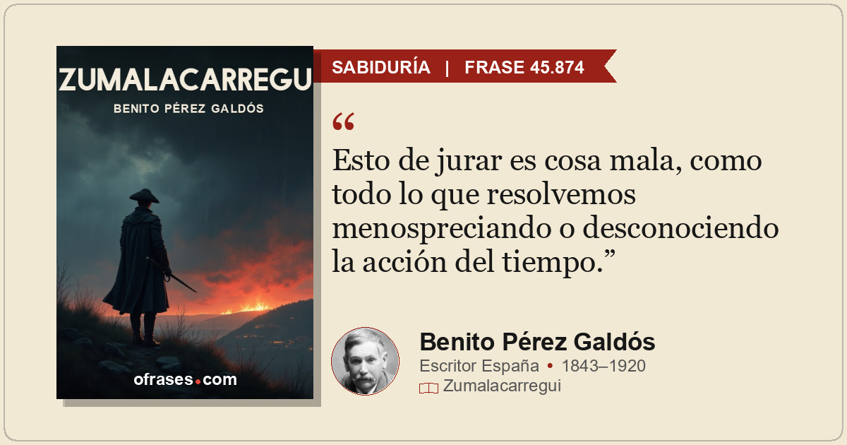 Esto de jurar es cosa mala, como todo lo que resolvemos menospreciando o descono...