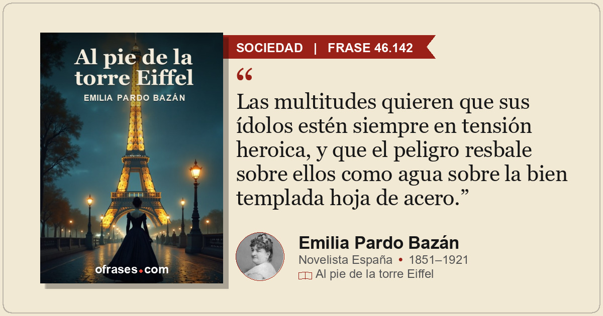 Las multitudes quieren que sus ídolos estén siempre en tensión heroica, y que el...