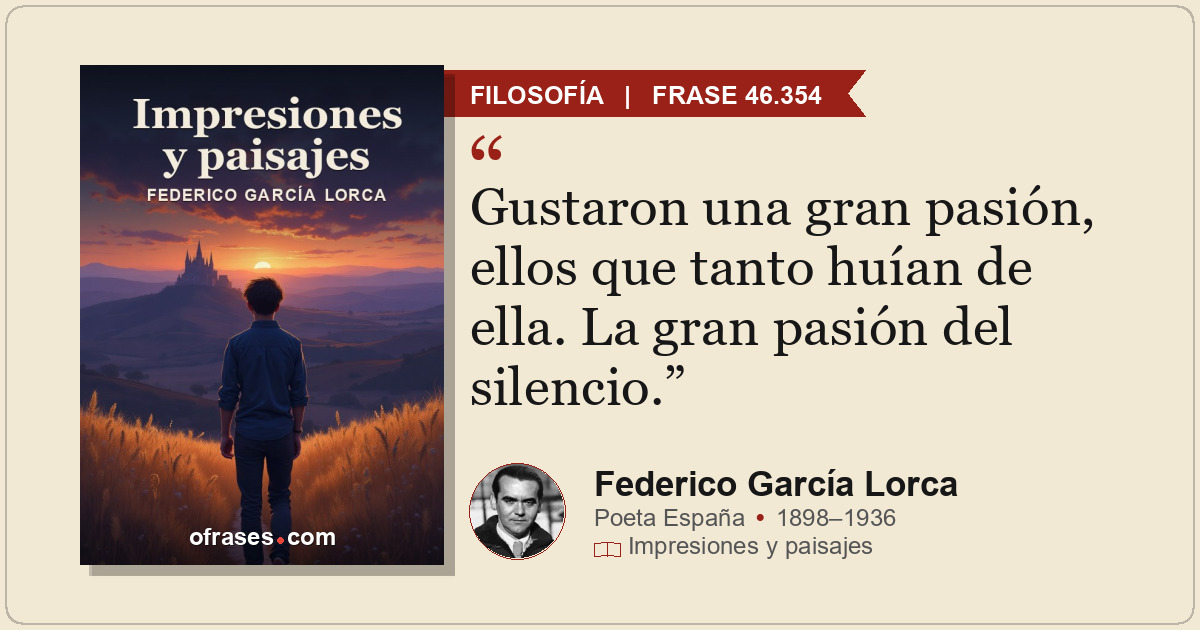 Gustaron una gran pasión, ellos que tanto huían de ella. La gran pasión del sile...