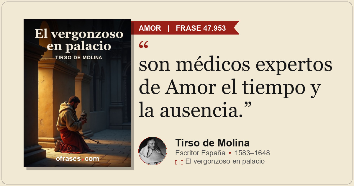 son médicos expertos de Amor el tiempo y la ausencia.