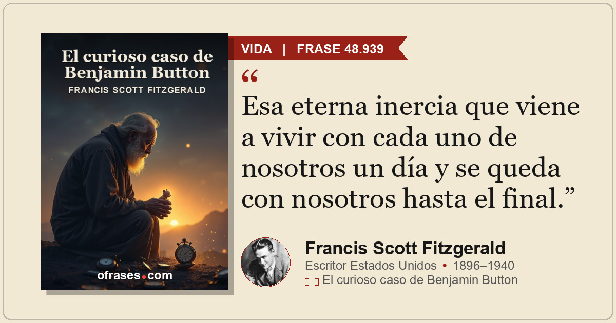 Esa eterna inercia que viene a vivir con cada uno de nosotros un día y se queda...