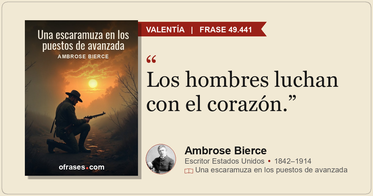 Los hombres luchan con el corazón.