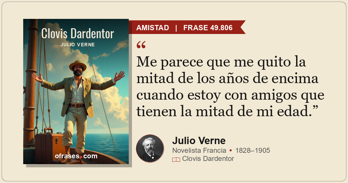 Me parece que me quito la mitad de los años de encima cuando estoy con amigos qu...