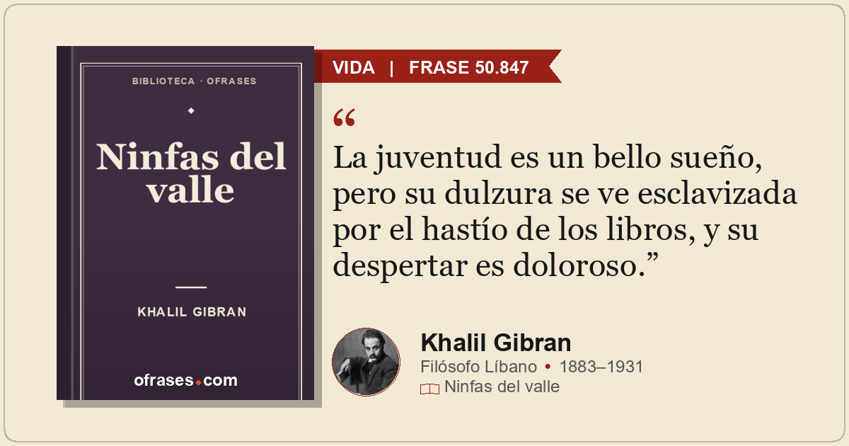 La juventud es un bello sueño, pero su dulzura se ve esclavizada por el hastío d...