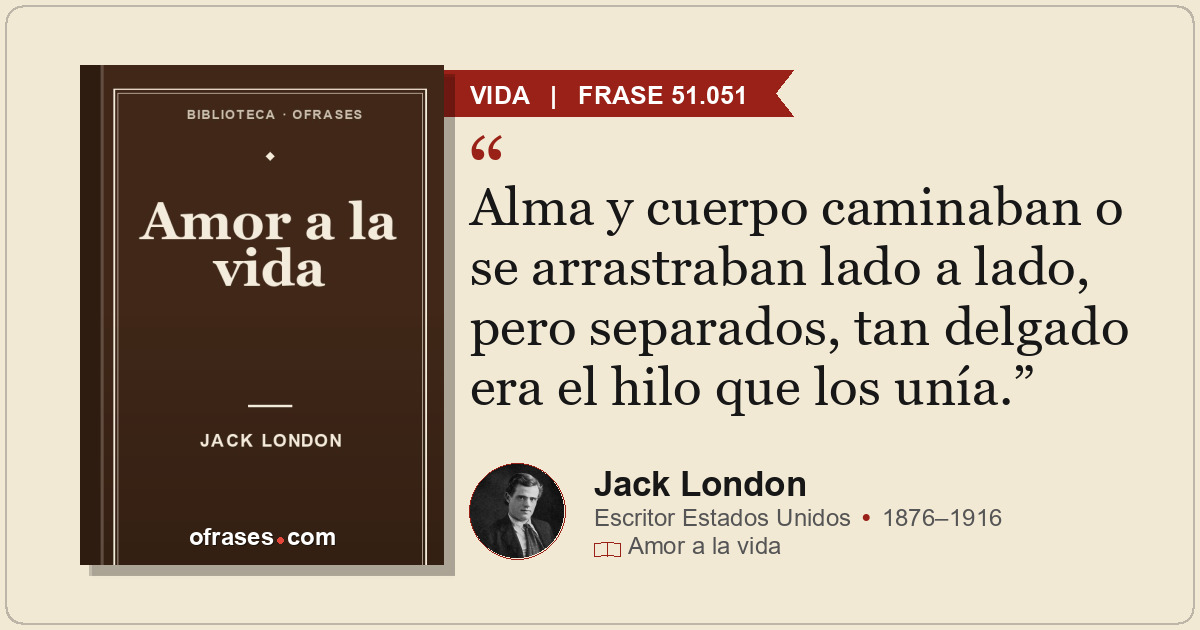 Alma y cuerpo caminaban o se arrastraban lado a lado, pero separados, tan delgad...