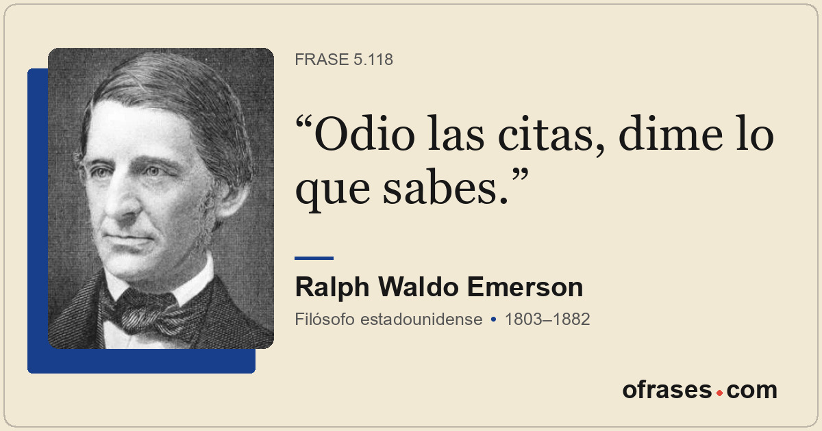 Odio las citas, dime lo que sabes.
