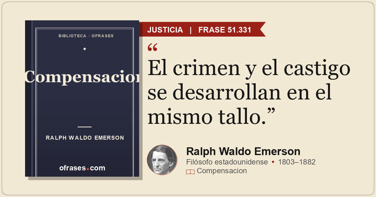 El crimen y el castigo se desarrollan en el mismo tallo.