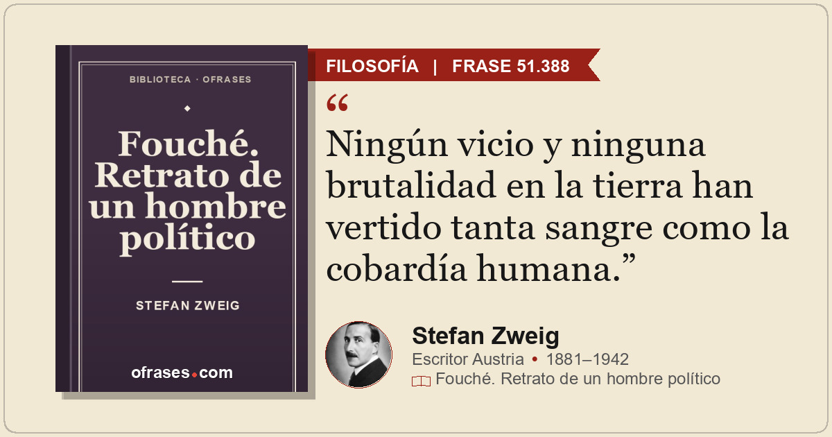 Ningún vicio y ninguna brutalidad en la tierra han vertido tanta sangre como la...