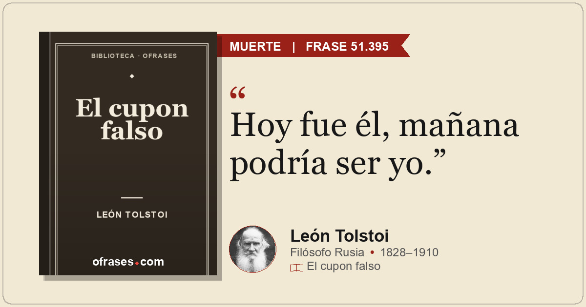 Hoy fue él, mañana podría ser yo.
