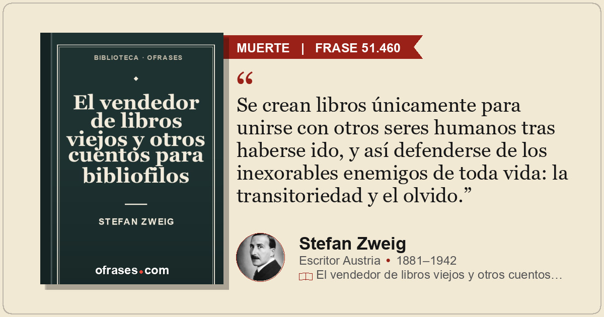 Se crean libros únicamente para unirse con otros seres humanos tras haberse ido,...
