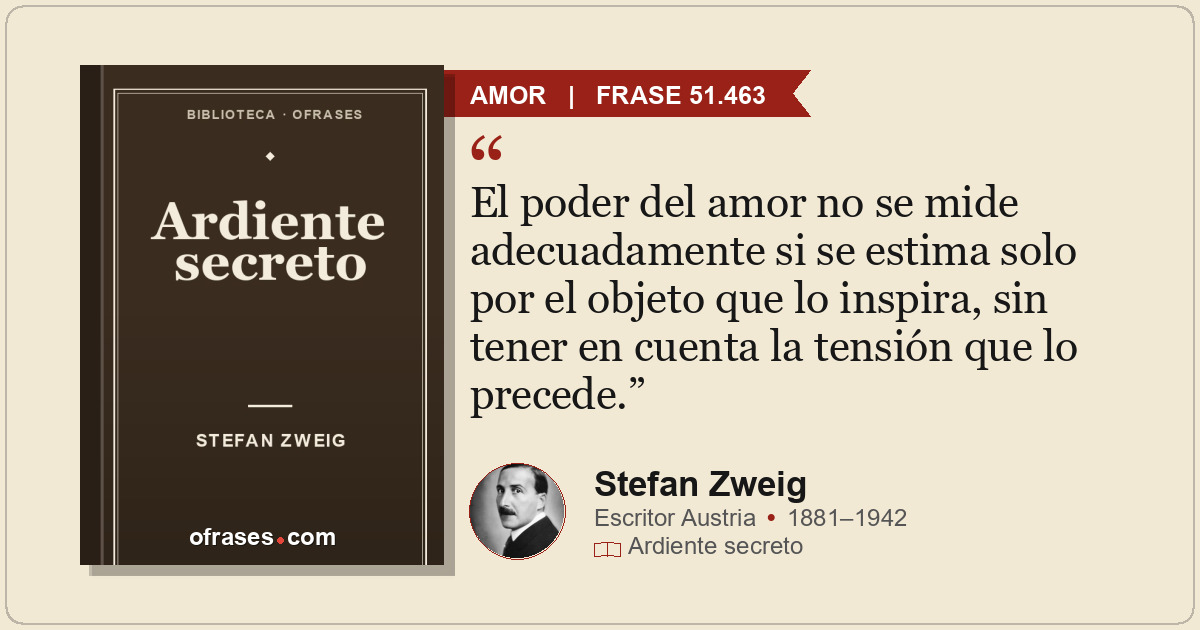 El poder del amor no se mide adecuadamente si se estima solo por el objeto que l...