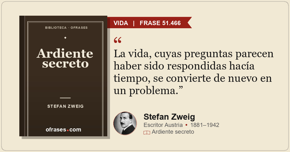 La vida, cuyas preguntas parecen haber sido respondidas hacía tiempo, se convier...
