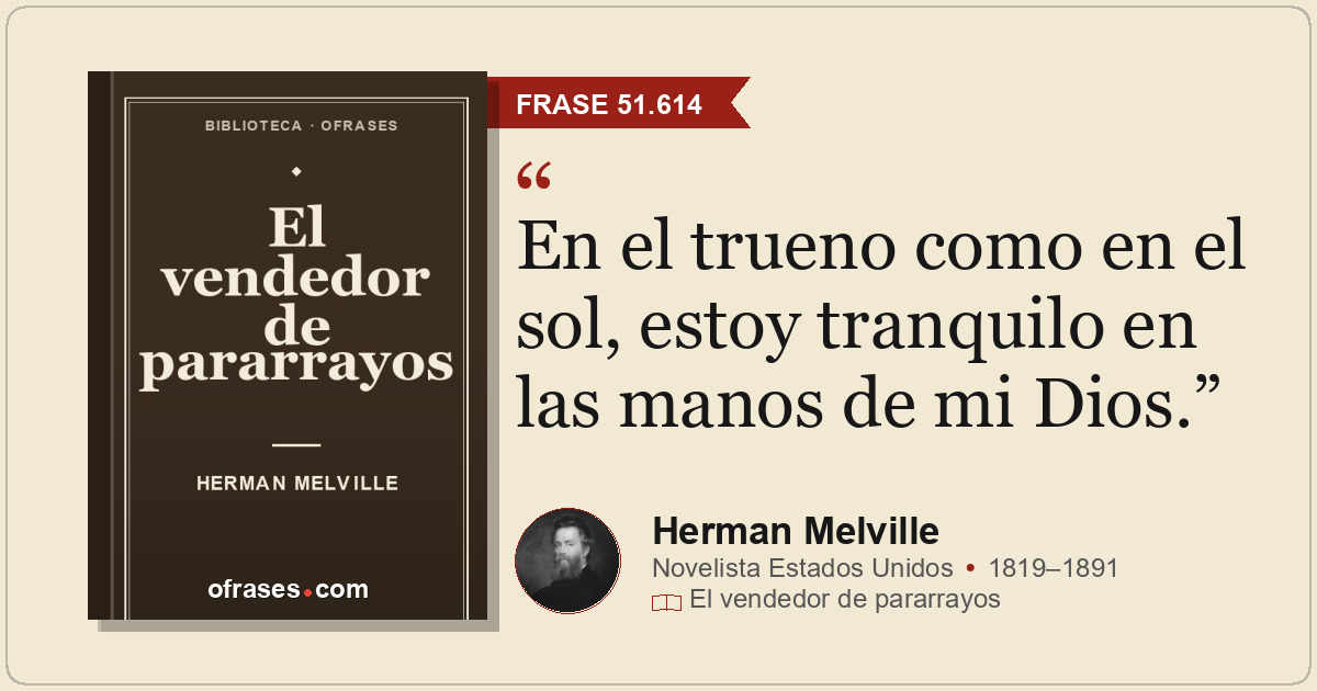 En el trueno como en el sol, estoy tranquilo en las manos de mi Dios.