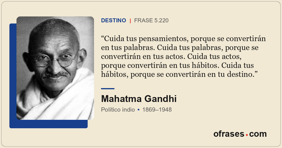Cuida tus pensamientos, porque se convertirán en tus palabras. Cuida tus palabra...