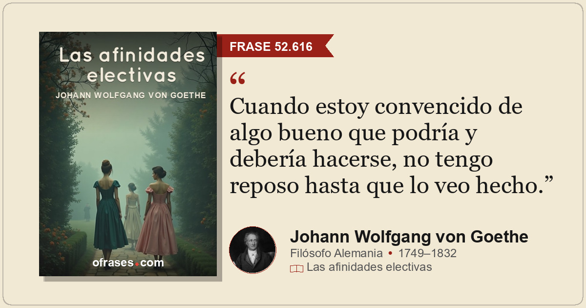 Cuando estoy convencido de algo bueno que podría y debería hacerse, no tengo rep...